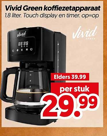 Vivid Green koffiezetapparaat