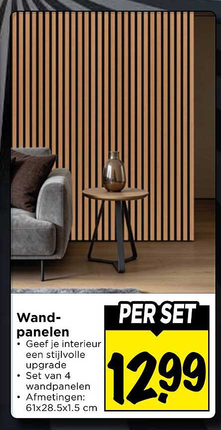 Wand-panelen PER SET