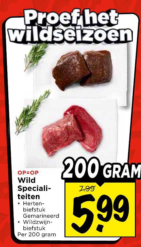 Wild Specialiteiten