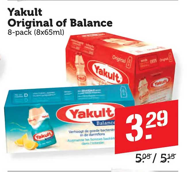 Yakult Original of Balance 8-pack (8x65ml)