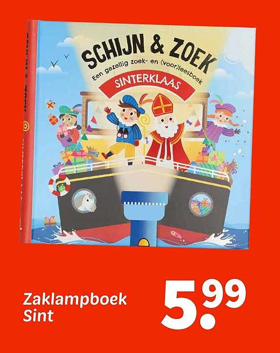 Zaklampboek Sint