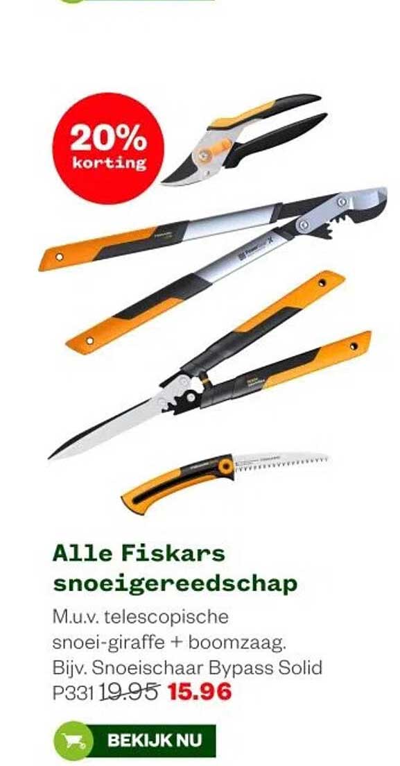 Alle Fiskars snoeigereedschap