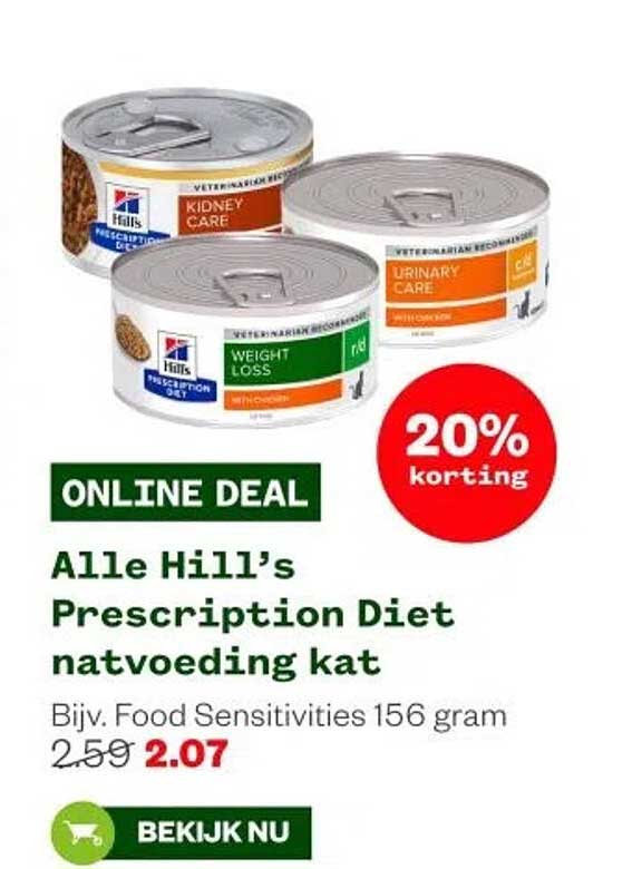 Alle Hill's Prescription Diet natvoeding kat