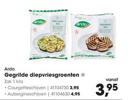 Ardo Gegrilde diepvriesgroenten