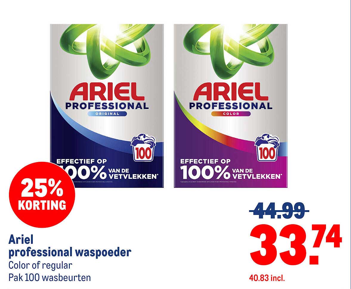 Ariel professional waspoeder