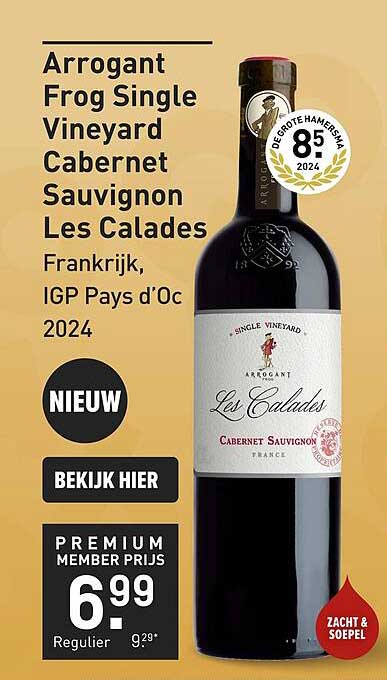 Arrogant Frog Single Vineyard Cabernet Sauvignon Les Calades