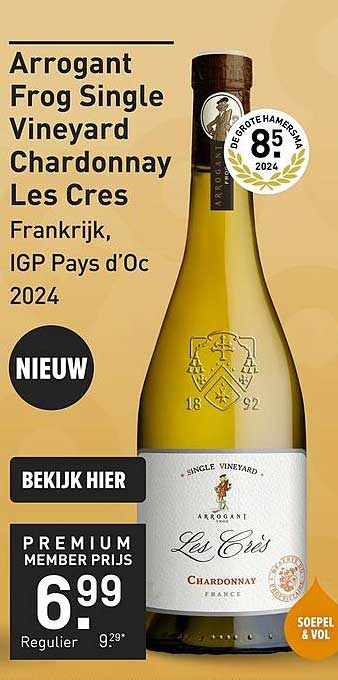 Arrogant Frog Single Vineyard Chardonnay Les Cres