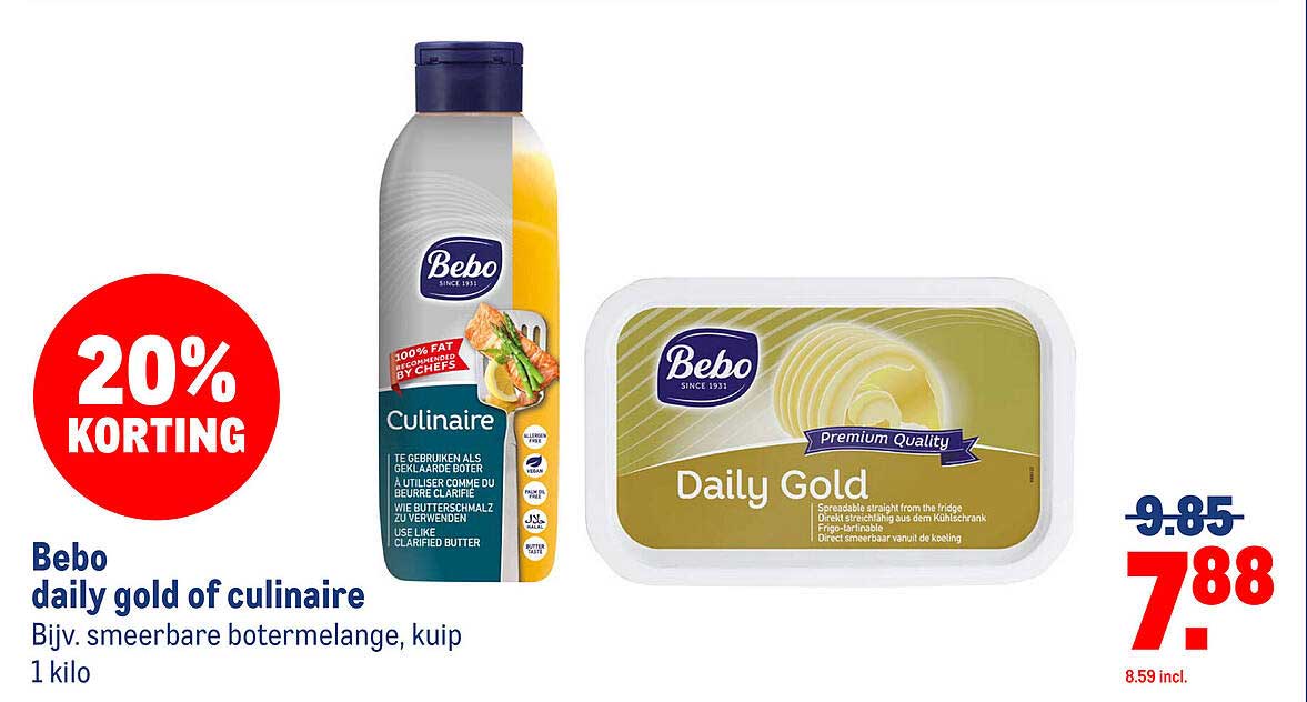 Bebo daily gold of culinaire