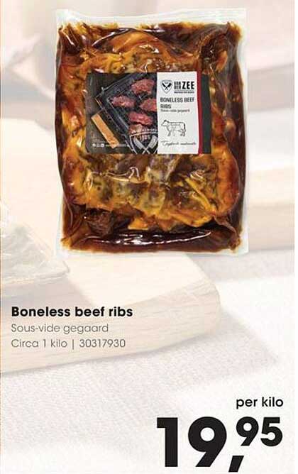 Boneless beef ribs
