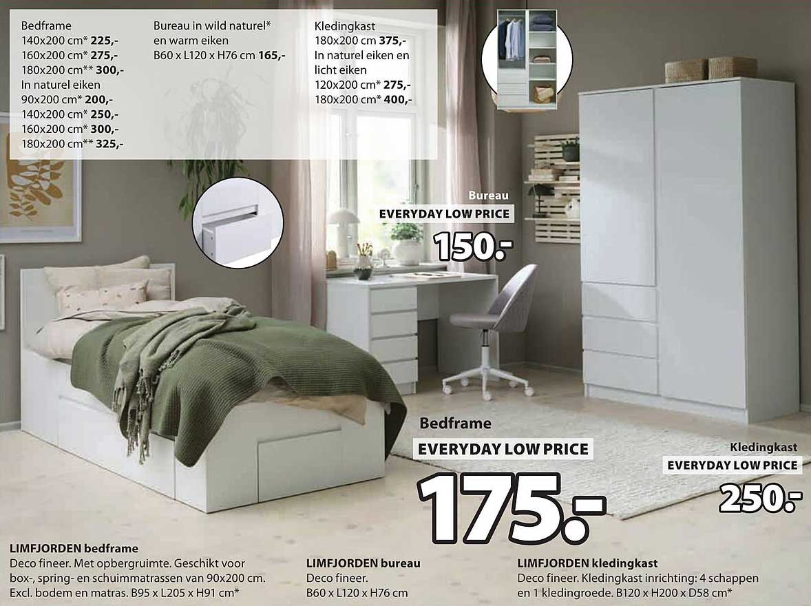 Bureau in wild natuur* en warm eiken B60 x L120 x H76 cm