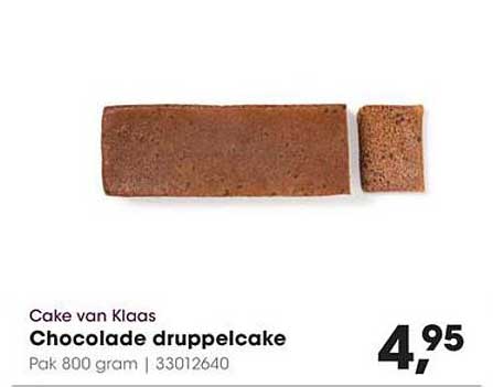 Chocolade druppelcake