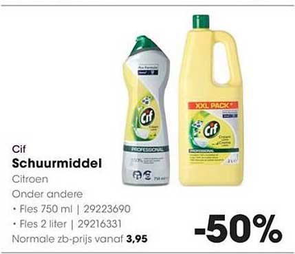 Cif Schuurmiddel Citroen