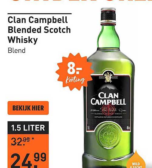 Clan Campbell Blended Scotch Whisky