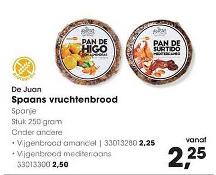 De Juan Spaans vruchtenbrood