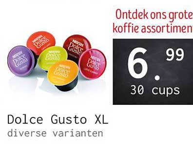 Dolce Gusto XL diverse varianten