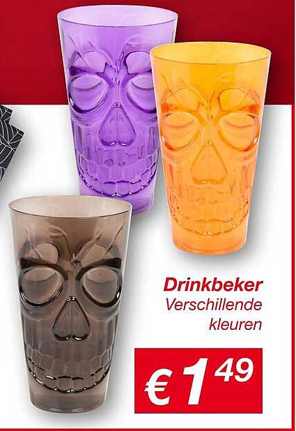 Drinkbeker Verschillende kleuren