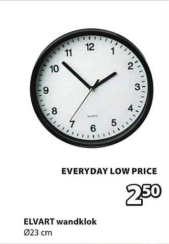 ELVART wandklok