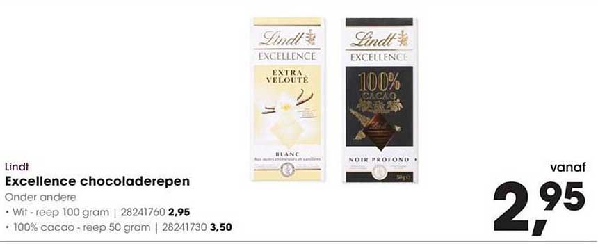 Excellence chocoladerepen