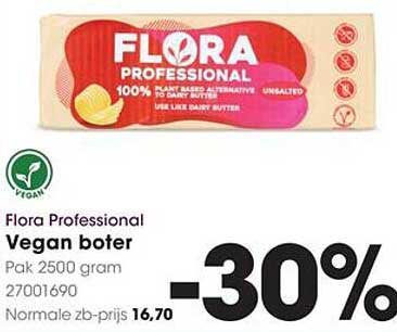Flora Professional Vegan boter