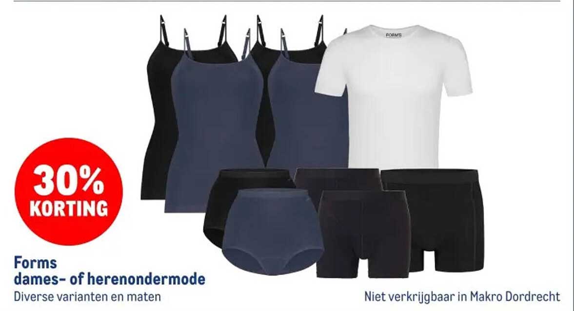 Forms dames- of herenondermode