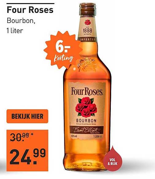 Four Roses Bourbon, 1 liter