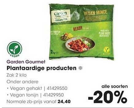 Garden Gourmet Plantaardige producten -20%