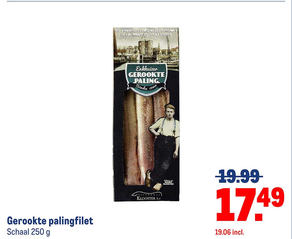 Gerookte palingfilet