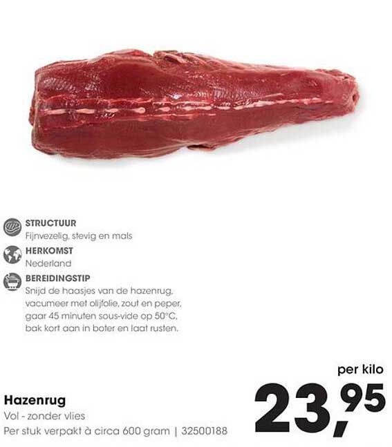 Hazenrug Vol - zonder vlies