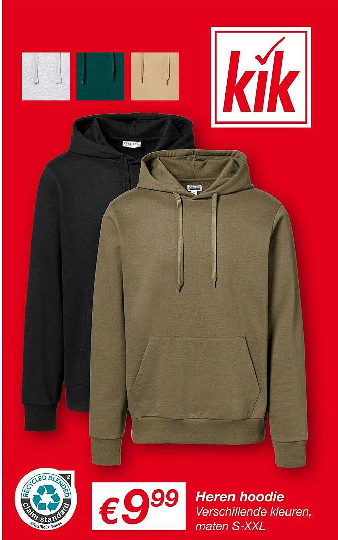 Heren hoodie