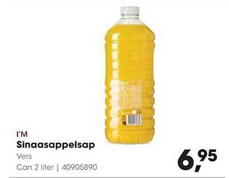 I'M Sinaasappelsap Vers Can 2 liter