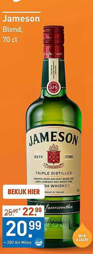 Jameson Blend, 70 cl