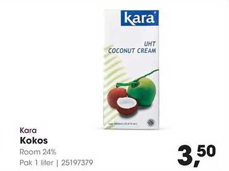 Kara Kokos UHT Coconut Cream 1 liter
