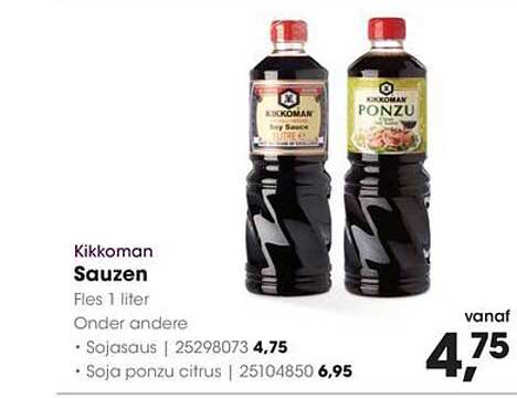 Kikkoman Sauzen Fles 1 liter