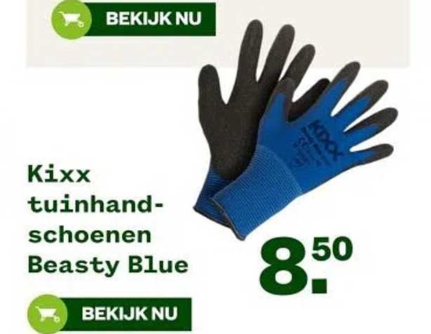 Kixx tuinhandschoenen Beasty Blue