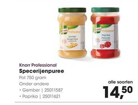 Knorr Professional Specerijenpuree Pot 750 gram