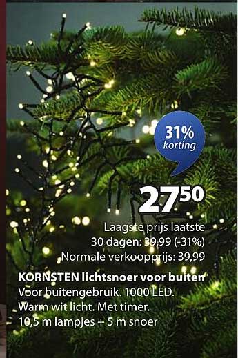 KÖRNSTEN lichtsnoer voor buiten