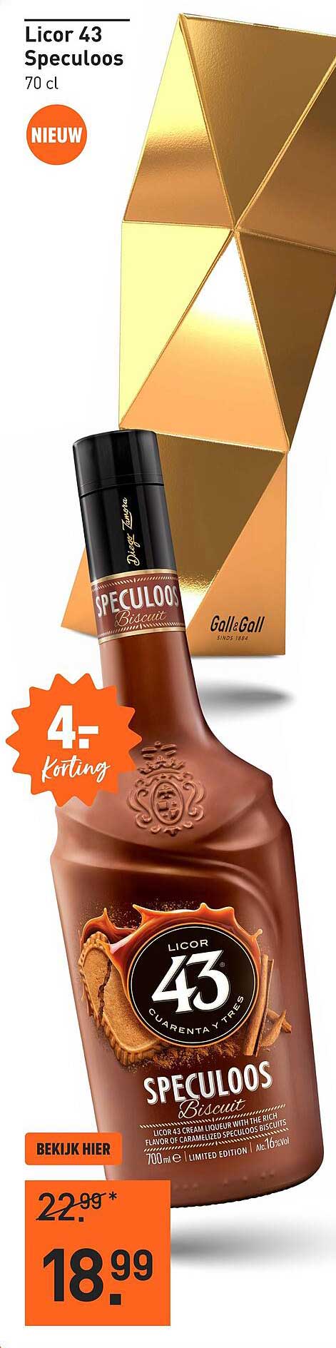 Licor 43 Speculoos 70 cl