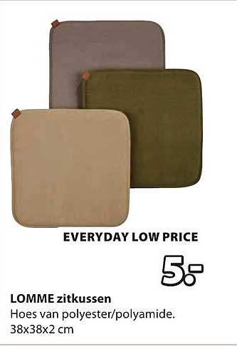 LOMME zitkussen