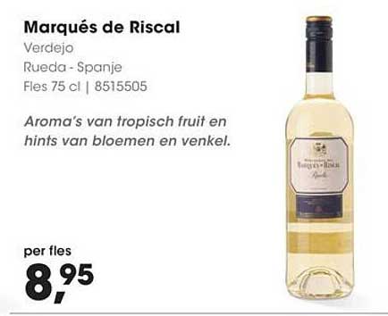 Marqués de Riscal Verdejo Rueda - Spanje