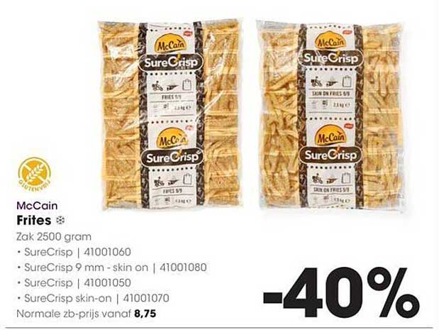McCain Frites -40%