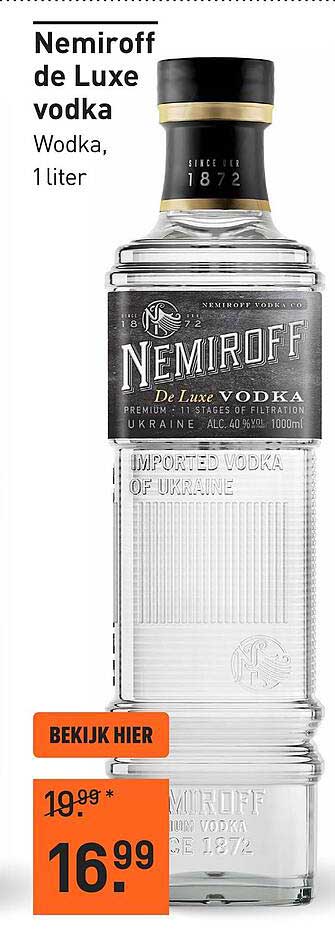 Nemiroff de Luxe vodka