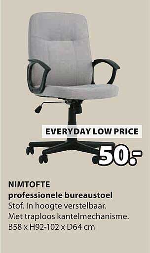 NIMTOFTE professionele bureaustoel