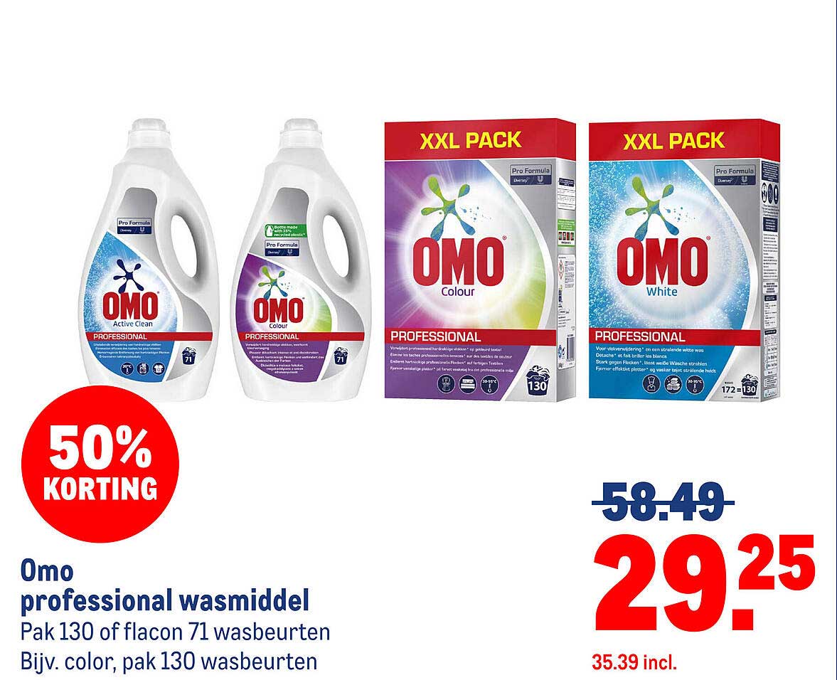 Omo professional wasmiddel