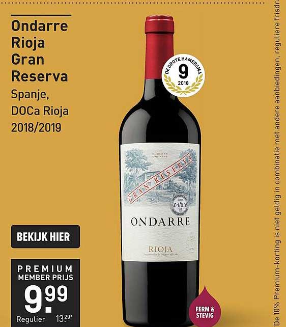 Ondarre Rioja Gran Reserva