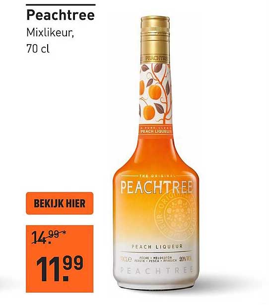 Peachtree Mixlikeur, 70 cl