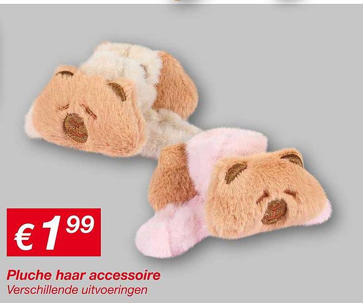 Pluche haar accessoire