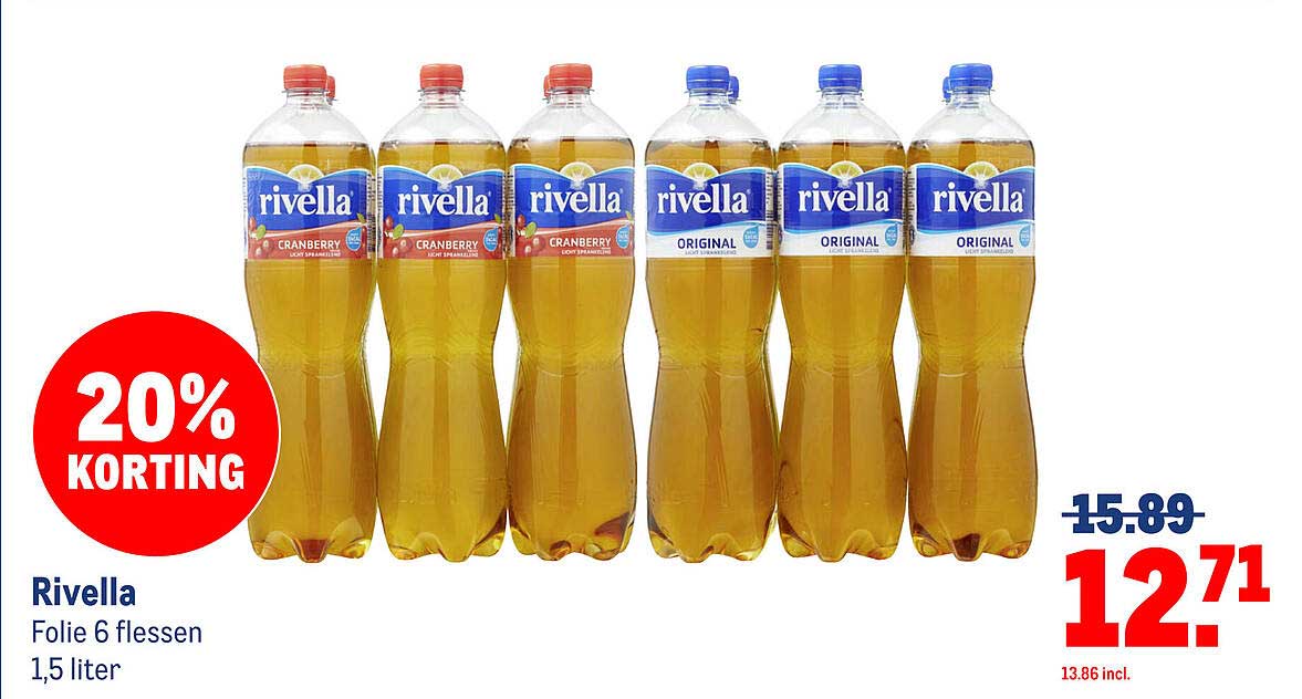 Rivella Folie 6 flessen 1,5 liter