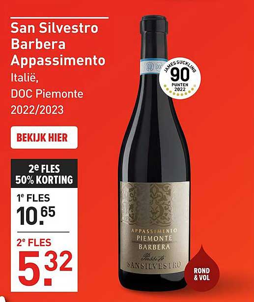 San Silvestro Barbera Appassimento