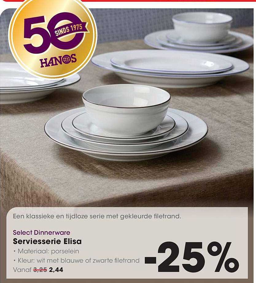 Select Dinnerware Serviesserie Elisa