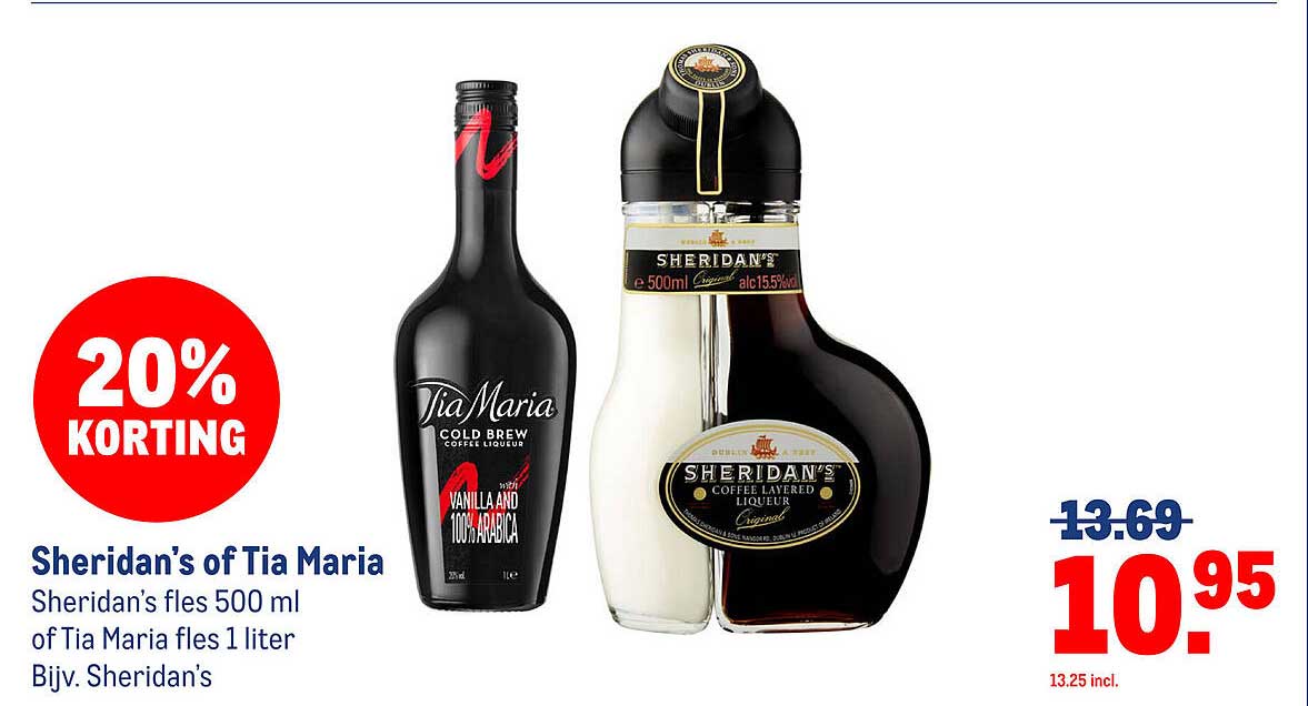 Sheridan's of Tia Maria
